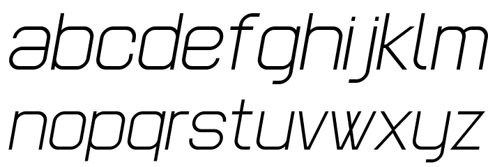 POE Headline Italic Font LOWERCASE
