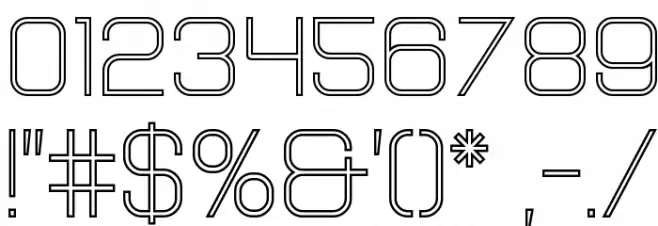 POE Headline Outline Regular Font OTHER CHARS