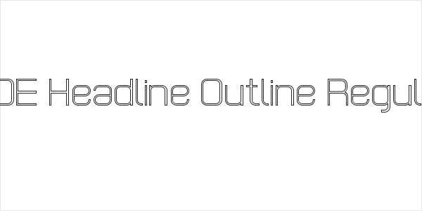 POE Headline Outline Regular Logo