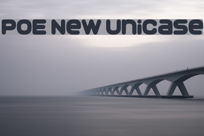 POE New Unicase Font examples