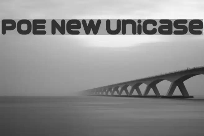 POE New Unicase Caratteri examples