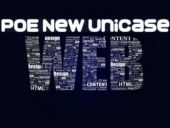 POE New Unicase Font examples