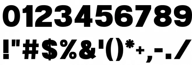 POE Sans New Black Font OTHER CHARS