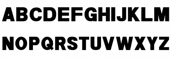 POE Sans New Black Schriftart Groß