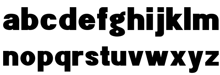 POE Sans New Black Font LOWERCASE