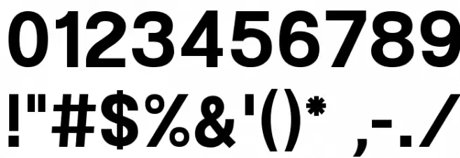 POE Sans New Bold Font OTHER CHARS