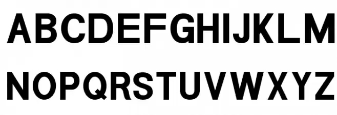 POE Sans New Bold Font Litere mari