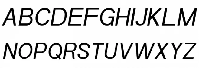 POE Sans New Italic Шрифта ВЕРХНИЙ