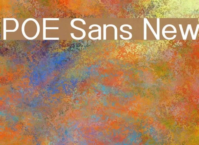POE Sans New Example 3
