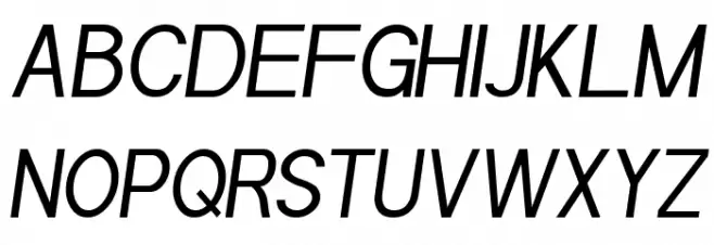 POE Sans Pro Condensed Italic Fonte MAIÚSCULAS