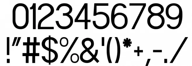 POE Sans Pro Condensed Font OTHER CHARS