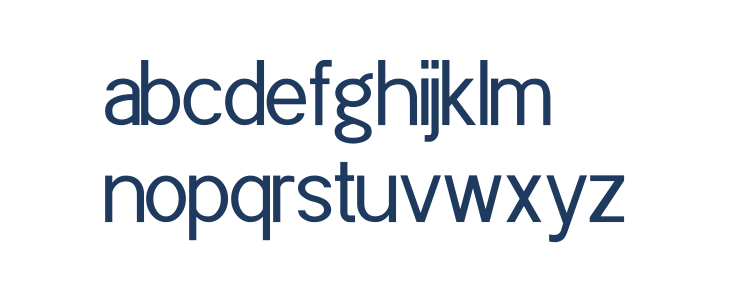 POE Sans Pro Condensed Lowercase