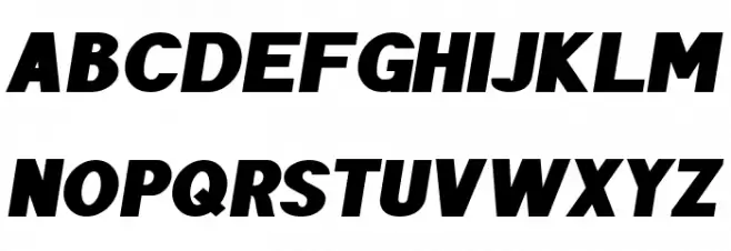 POE Sans Pro Expanded Heavy Italic Fonte MAIÚSCULAS