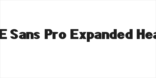 POE Sans Pro Expanded Heavy Logo