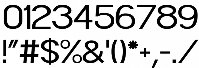 POE Sans Pro Expanded Font OTHER CHARS