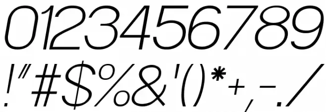 POE Sans Pro Extra Light Italic