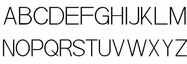 POE Sans Pro Extra Light Schriftart Groß