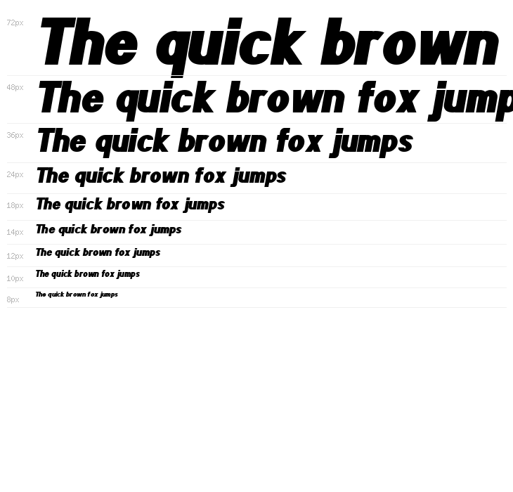 POE Sans Pro Heavy Italic Waterfall