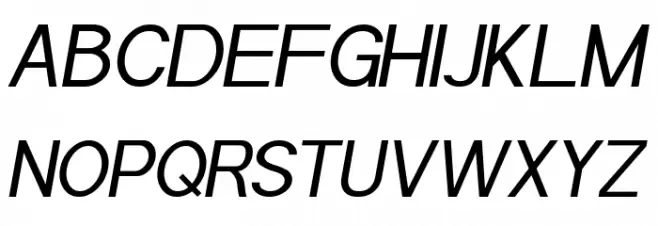 POE Sans Pro Italic Polices MAJUSCULES