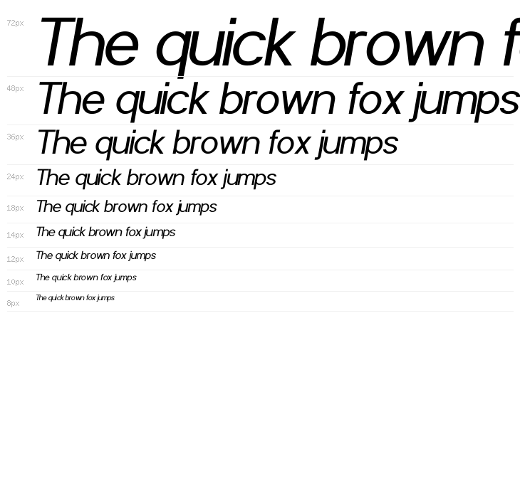 POE Sans Pro Italic Waterfall