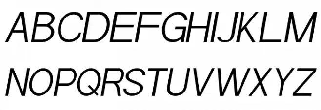POE Sans Pro Light Italic Font Litere mari