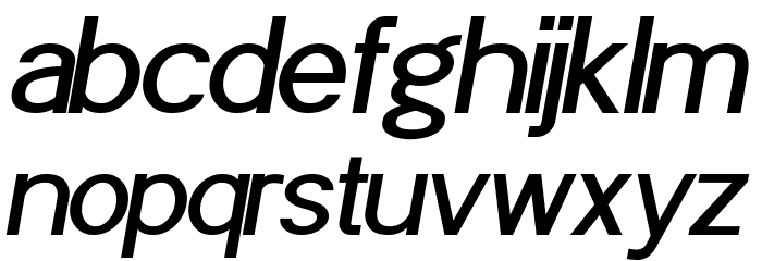 POE Sans Pro Medium Italic Font LOWERCASE