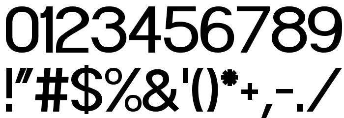 POE Sans Pro Medium Font OTHER CHARS