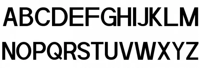 POE Sans Pro Semi-bold フォント 大文字