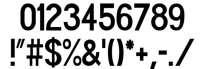 POE Sans Pro Ultra-Condensed Bold Font OTHER CHARS