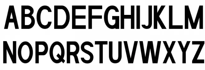 POE Sans Pro Ultra-Condensed Bold Шрифта ВЕРХНИЙ