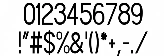 POE Sans Pro Ultra-Condensed Font OTHER CHARS