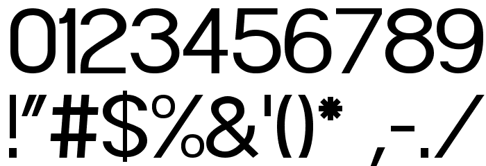 POE Sans Pro Font OTHER CHARS