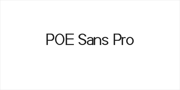 POE Sans Pro Logo