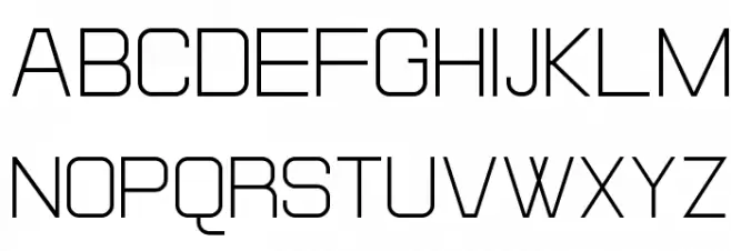 POE Text Schriftart Groß