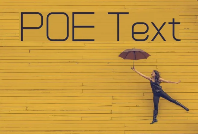 POE Text Example 1