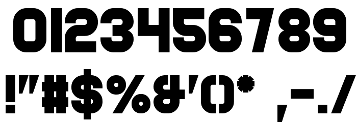 POE Unicase Condensed Font OTHER CHARS