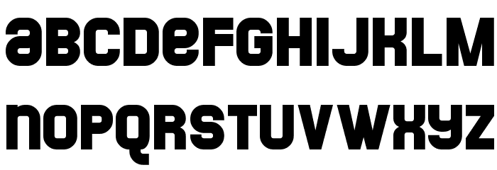 POE Unicase Condensed Font LOWERCASE