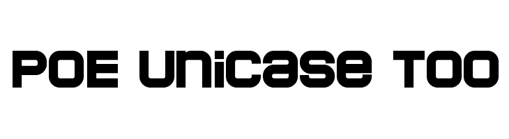 POE Unicase Too  Скачать бесплатные шрифты