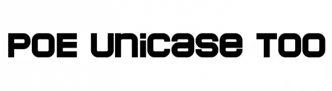 POE Unicase Too  Fuentes Gratis Descargar