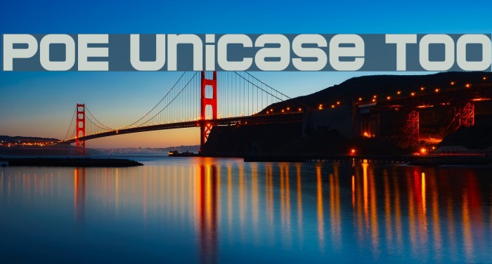 POE Unicase Too Font examples