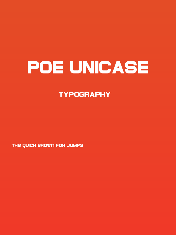POE Unicase Poster