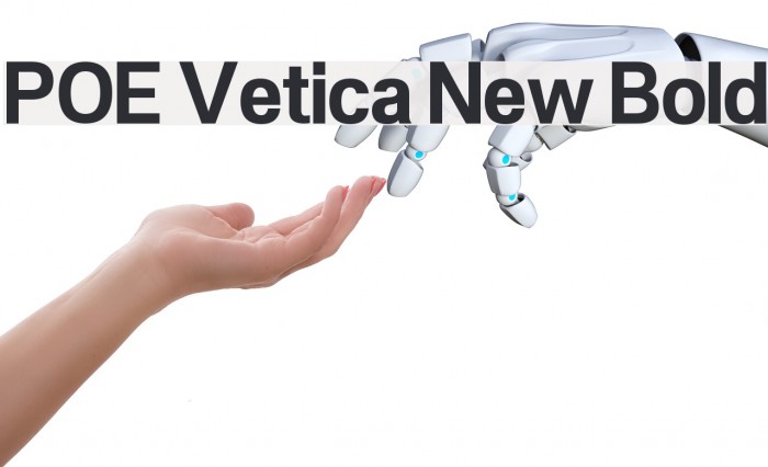 POE Vetica New Bold Font examples