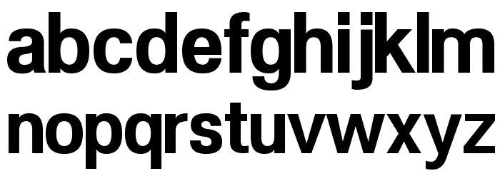 POE Vetica New Bold Font LOWERCASE