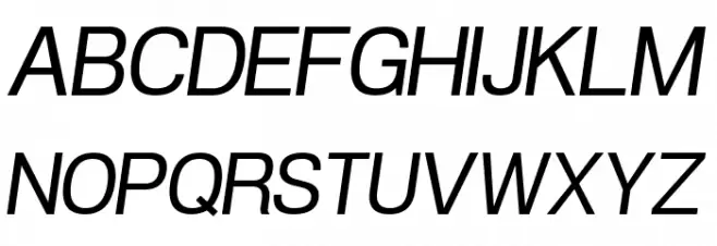 POE Vetica New Italic Шрифта ВЕРХНИЙ