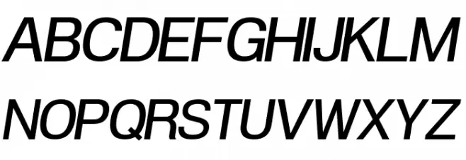 POE Vetica New Medium Italic Fuentes MAYÚSCULAS