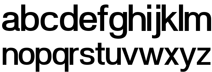 POE Vetica New Medium Font LOWERCASE