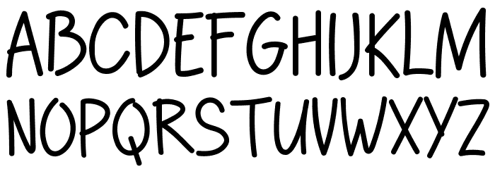 POEM-WORTHY Font UPPERCASE