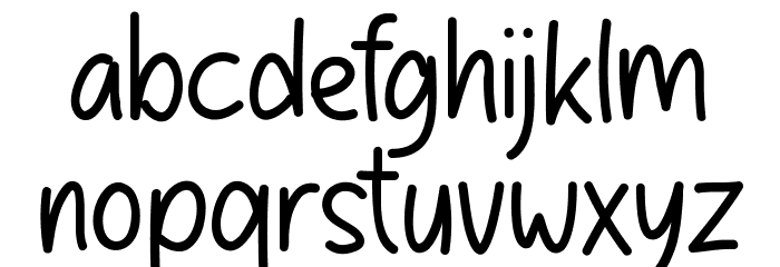 POEM-WORTHY Font LOWERCASE