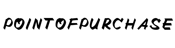 POINTOFPURCHASE  font caratteri gratis
