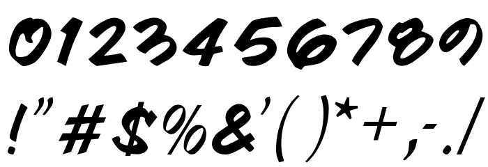 POINTOFPURCHASE Font OTHER CHARS